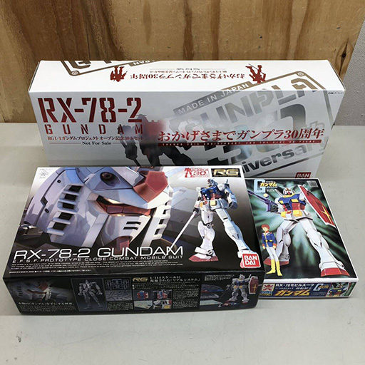 バンダイ RG 1/1 ガンダムプロジェクト オープン記念30thセット他