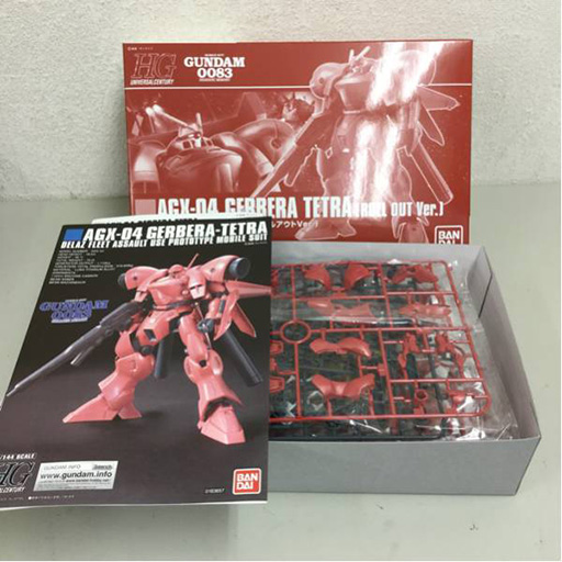 バンダイ 機動戦士ガンダム0083 HGCU AGX-04 ガーベラ・テトラ(ロールアウトver)