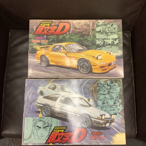 フジミ イニシャルD RX-7 ハチロクトレノ 2点